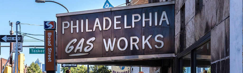 Philadelphia Gas Works offices on Broad Street in South Philadelphia. Credit: Danya Henninger, Billy Penn